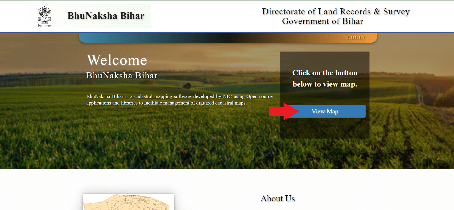 Bhu Naksha Bihar Portal